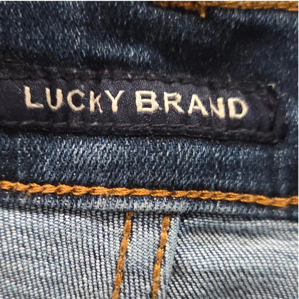 Lucky Brand 223 Jeans Mens 42x30 Straight Leg Blue Denim Medium Wash Stretch
